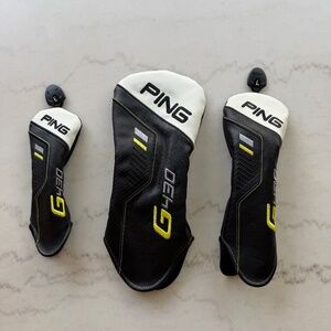 PING G430 Headcovers Set of 3 Driver, Fairway Wood, Hybrid NWOT Golf accessories